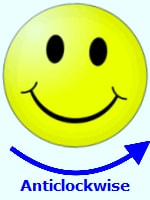 DEFINITION OF ANTICLOCKWISE